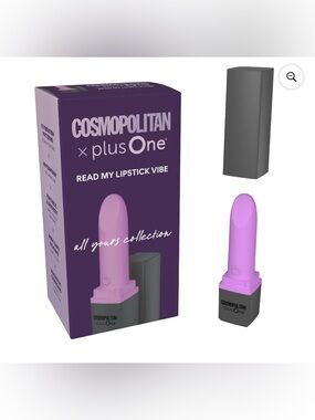 Cosmopolitan X plusOne Read My Lipstick 10 Vibration Settings Magnetic Charging